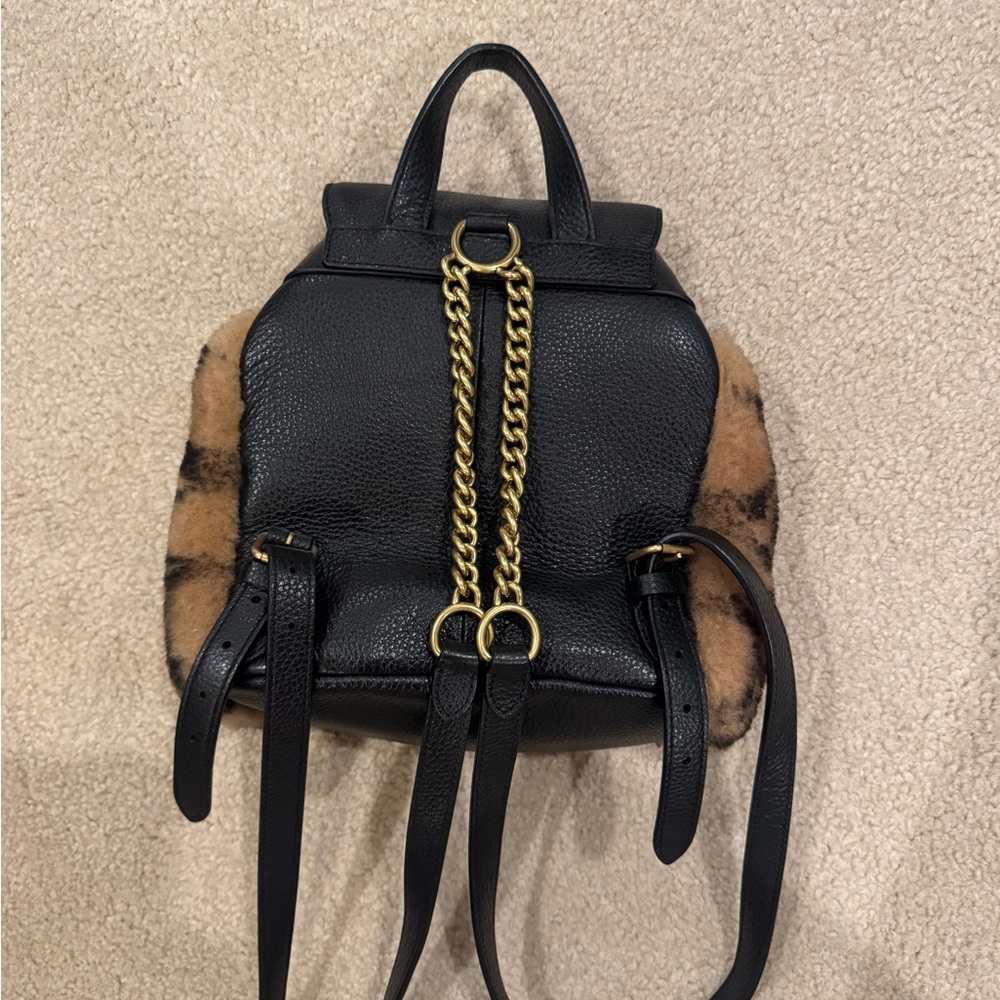 Coach Black and Tan Women's Backpack - Picture 2 of 3